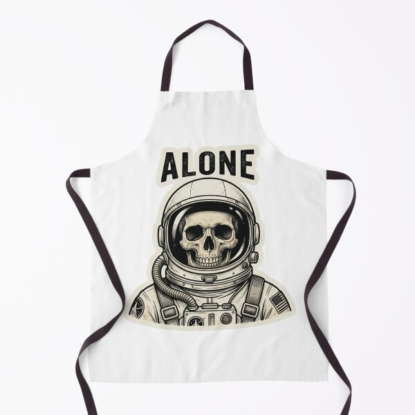 Item preview, Alone Astronaut Skull - Vintage Spaceman Dead Space Meme Art designed and sold by raedattia.