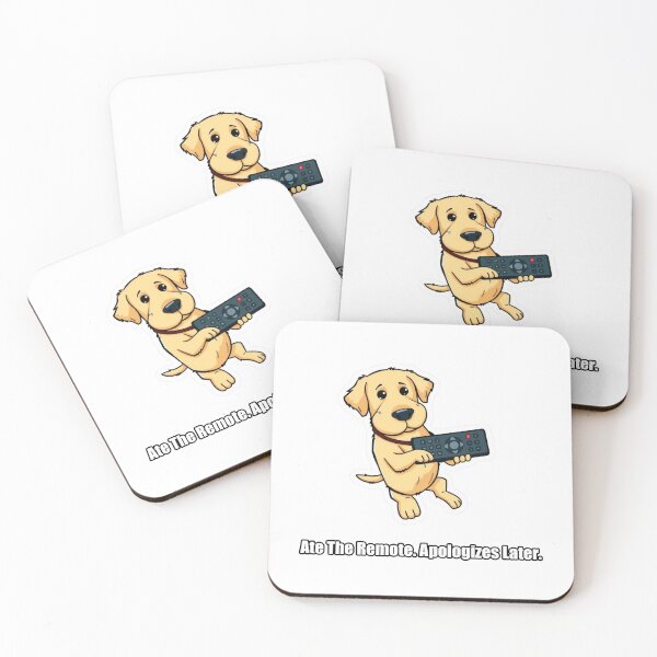 Item preview, Labrador - Ate The Remote Apologizes Later - Funny Lab Gift designed and sold by pawdrops.