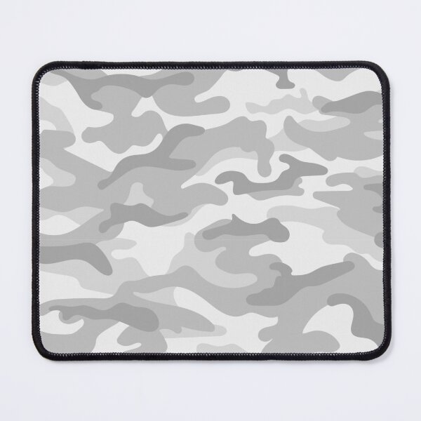 Item preview, White and Gray Shades Camouflage Pattern designed and sold by TeeGeeTees.