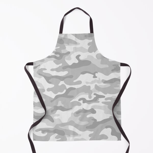 Item preview, White and Gray Shades Camouflage Pattern designed and sold by TeeGeeTees.