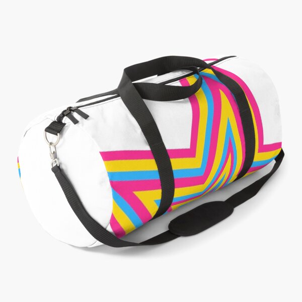 Item preview, Blue, Pink and Yellow Pansexual Repeating Pattern Star designed and sold by frutigerdesigns.