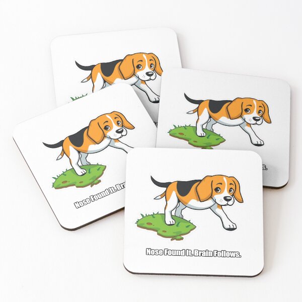 Item preview, Beagle - Nose Found It Brain Follows - Funny Beagle Gift designed and sold by pawdrops.