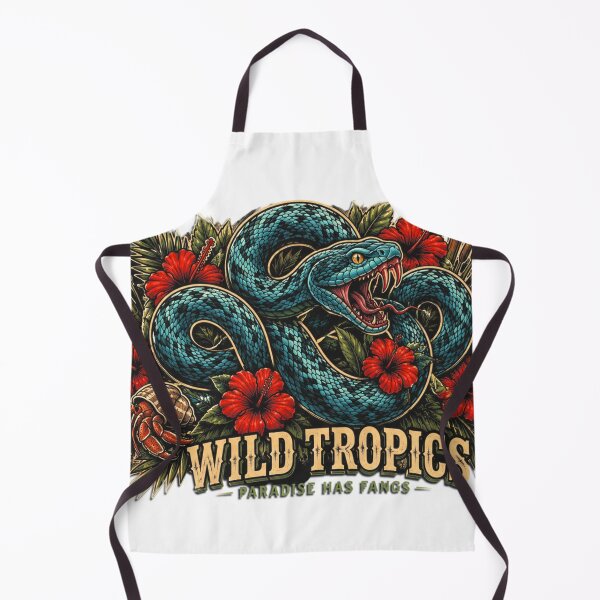 Item preview, Wild Tropics - paradise has fangs designed and sold by Tin Robot Co..