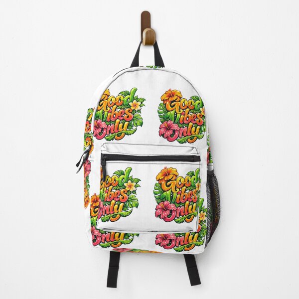 Item preview, Good Vibes Only Tropical Floral Typographic Art designed and sold by Ink-verse-.