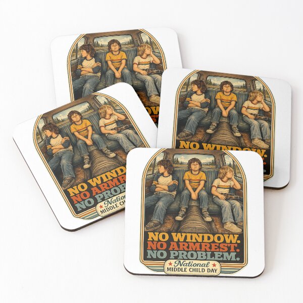 Item preview, National Middle Child Day -  No Window. No Armrest. No Problem. designed and sold by Past in Threads.