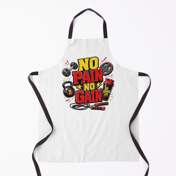 Item preview, No Pain No Gain Funny gym motivational design for personal trainers, exercise and gym lovers designed and sold by LD ART.