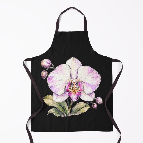 Item preview, Hand Drawn Orchid Watercolor Botanical Floral Illustration designed and sold by ColorSplash123.
