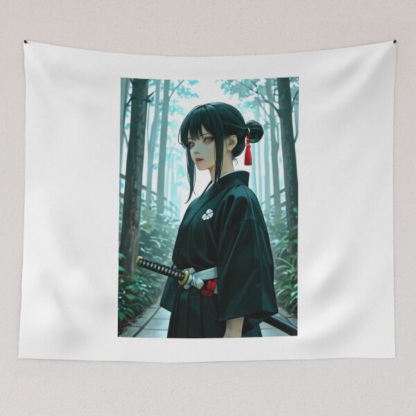 Item preview, Art - Modern Warrior, Japanese Art Influence designed and sold by AnimeShin.