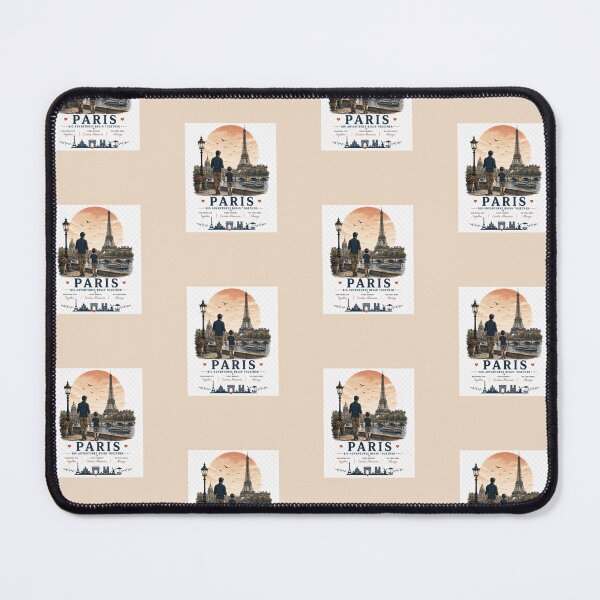 Item preview, Paris Father Son Duo Big Adventures Begin Together designed and sold by BagFactoryUK.