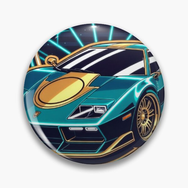 Item preview, Retro Synthwave Supercar - Neon Cyber Vector Graphic designed and sold by Nexus Space.