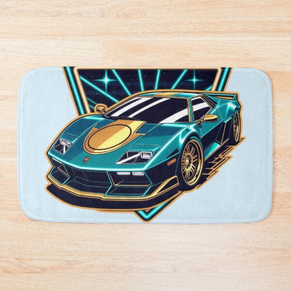 Item preview, Retro Synthwave Supercar - Neon Cyber Vector Graphic designed and sold by Nexus Space.