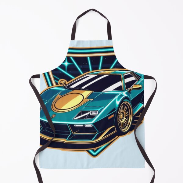 Item preview, Retro Synthwave Supercar - Neon Cyber Vector Graphic designed and sold by Nexus Space.