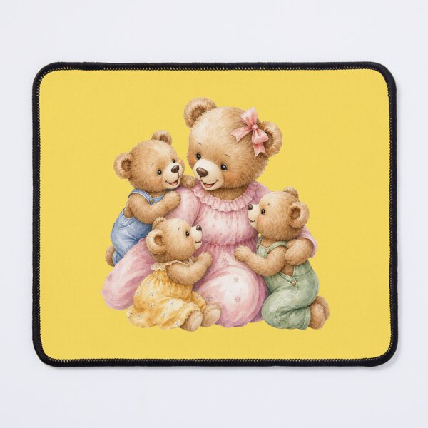 Item preview, Cute Teddy Bear Family - Watercolor Nursery Art designed and sold by PAPIRO SIGLO XXI.
