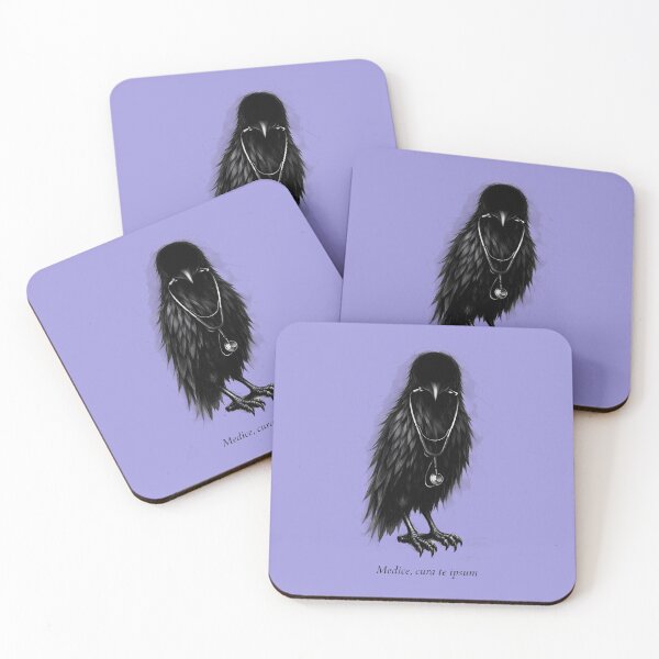Item preview, The Healer’s Raven designed and sold by MeaningIsUse.