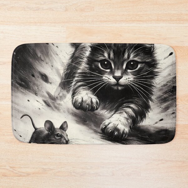 Item preview, Cat Chasing Mouse in Motion designed and sold by cuprum.