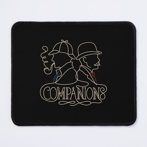 Item preview, Sherlock Holmes and Watson Companions Line Art Design designed and sold by Fenay Designs.
