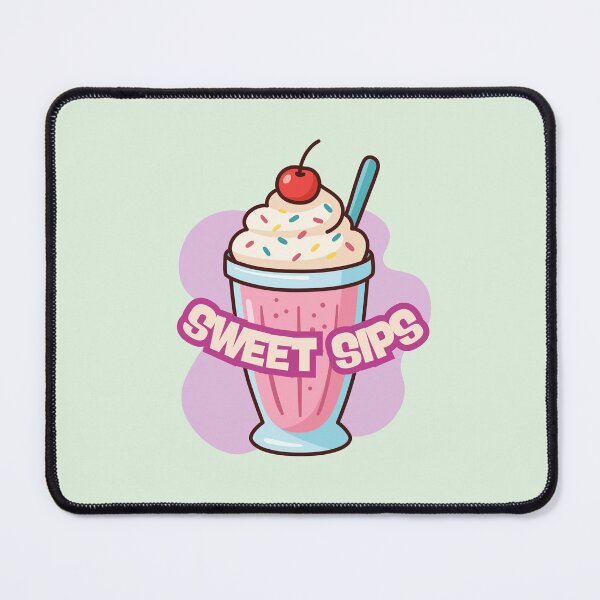 Item preview, Sweet sips - milkshake design designed and sold by priyankajustine.