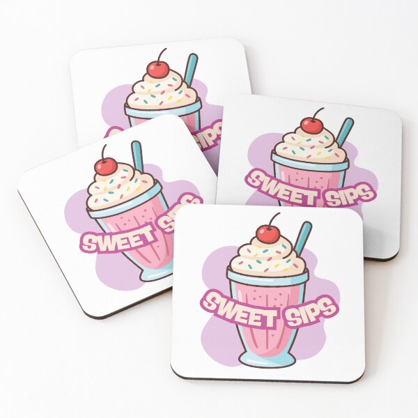 Item preview, Sweet sips - milkshake design designed and sold by priyankajustine.