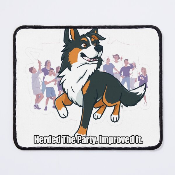 Item preview, Australian Shepherd - Herded The Party Improved It - Funny Aussie Gift designed and sold by pawdrops.