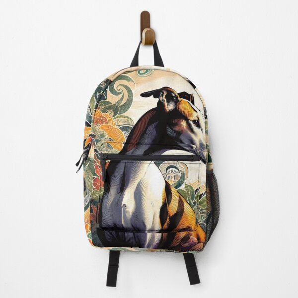 Item preview, GALOGO - Ukiyo-e Suibokuga Greyhounds - Vol. III Floral Contemporary Collection - Autumn Currents designed and sold by GALOGO – Art for Sighthounds & Animal Welfare.