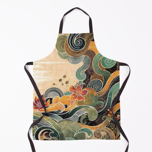 Item preview, GALOGO - Ukiyo-e Suibokuga Greyhounds - Vol. III Floral Contemporary Collection - Autumn Currents designed and sold by GALOGO – Art for Sighthounds & Animal Welfare.
