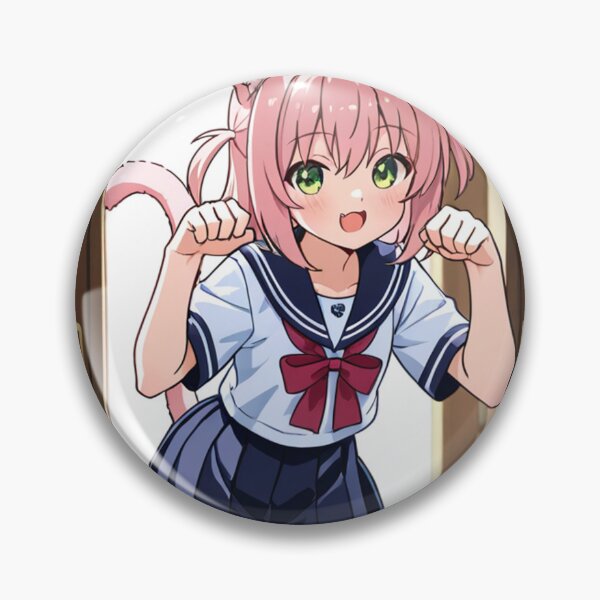 Item preview, Art - Neko Character in Japanese School Uniform, Manga Aesthetic designed and sold by AnimeShin.