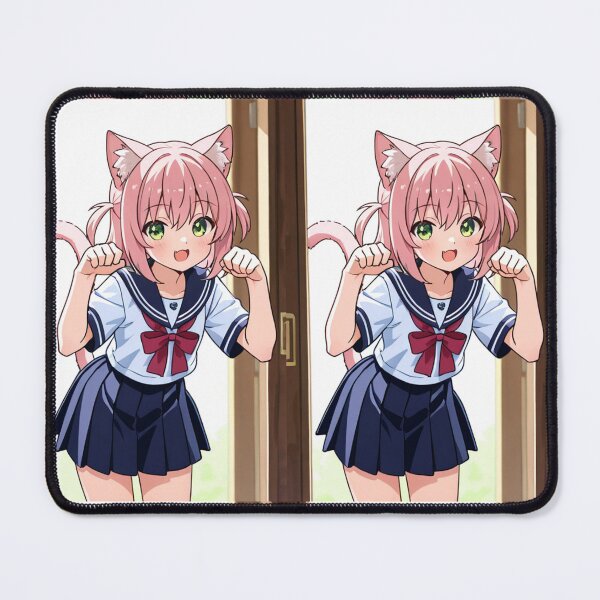 Item preview, Art - Neko Character in Japanese School Uniform, Manga Aesthetic designed and sold by AnimeShin.