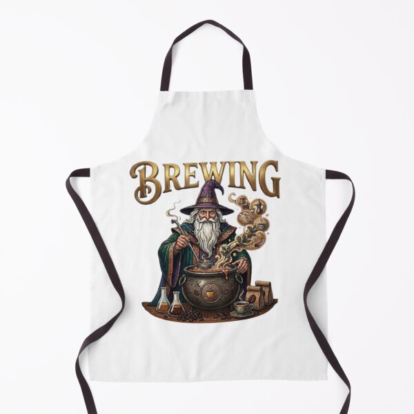 Item preview, Wizard Brewing Coffee Magical Potion Art designed and sold by Northern Glow Art.
