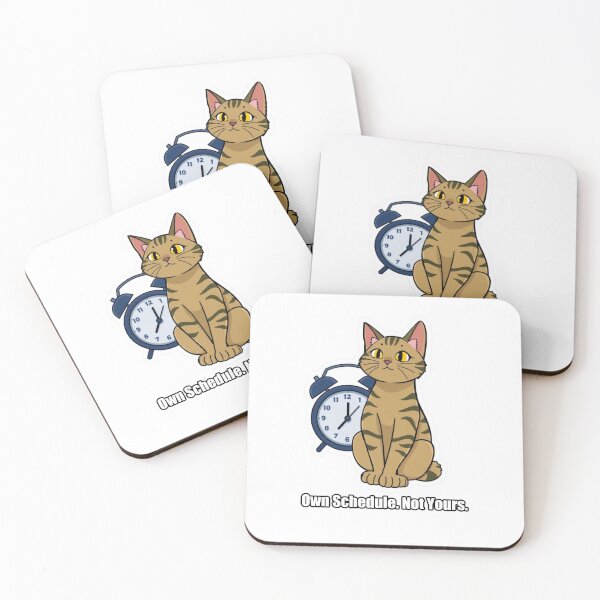 Item preview, Tabby Cat - Own Schedule Not Yours - Funny Cat Gift designed and sold by pawdrops.