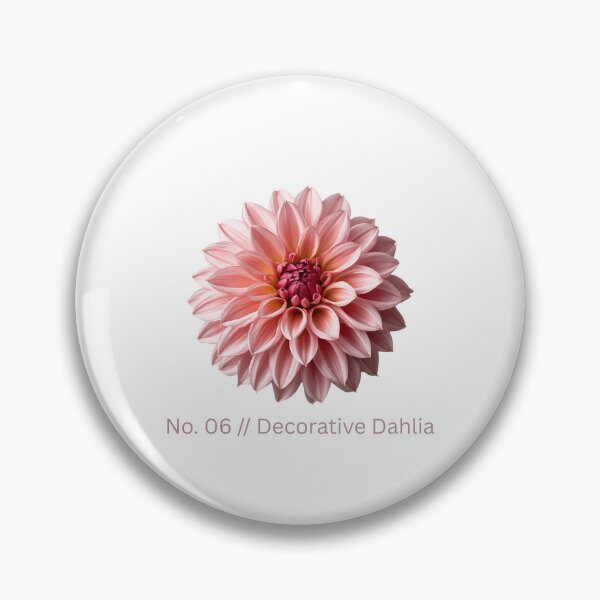 Item preview, Minimalist Botanical Print - No. 06 Decorative Dahlia designed and sold by Ethereal-Rain.