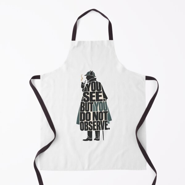 Item preview, Sherlock Holmes You See But You Do Not Observe Quote Art designed and sold by Fenay Designs.