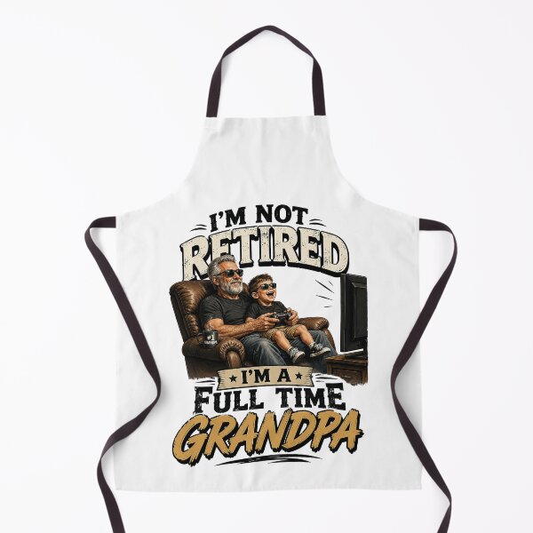 Item preview, Funny Grandfather T-Shirt | I'm Not Retired I'm A Full Time Grandpa designed and sold by HectorStore11.