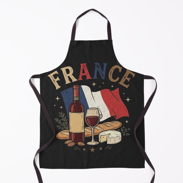 Item preview, Vintage Team France Patriotic Flag, Wine, Cheese and Baguette designed and sold by legendaryskins.