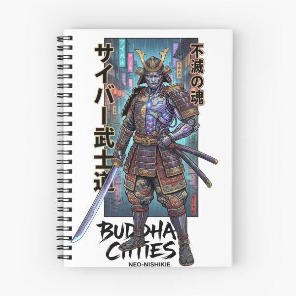 Item preview, Cyber Samurai Neo-Bushido Buddha Cities Art designed and sold by MARQUES DESIGN ART .