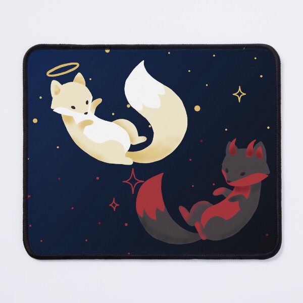 Item preview, Angel and Devil Foxes Night Sky designed and sold by SakuraHaven.