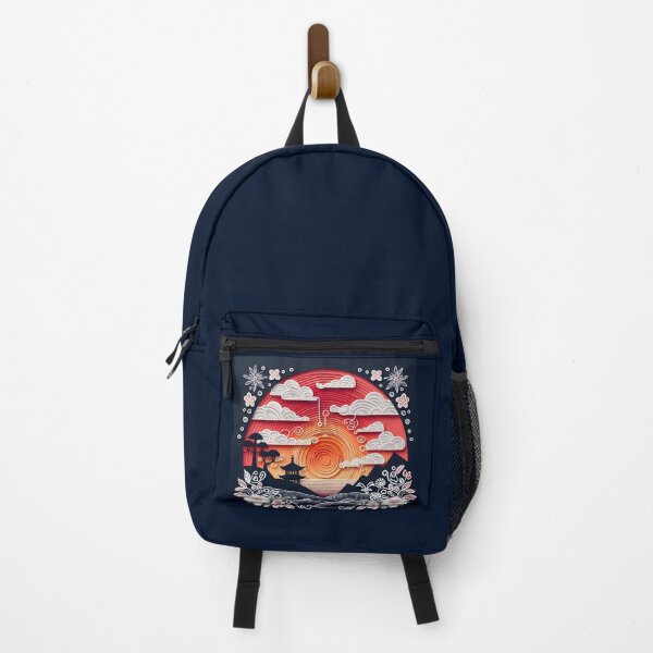 Item preview, Papercraft Dark Wave Sunset designed and sold by Catobix.