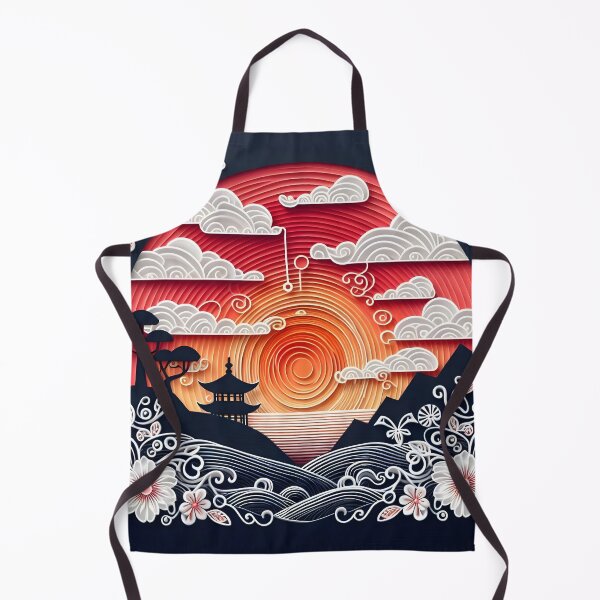Item preview, Papercraft Dark Wave Sunset designed and sold by Catobix.