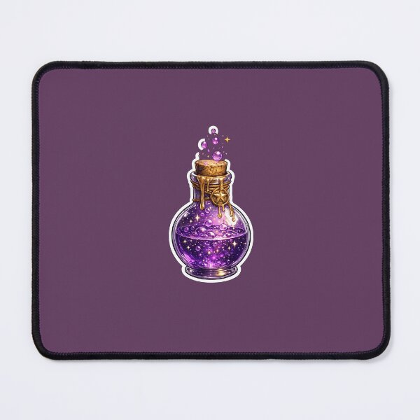 Item preview, Mystical Purple Potion Bottle Sticker – Witchcore Magic Elixir Art designed and sold by PawsAndpetalstudio.