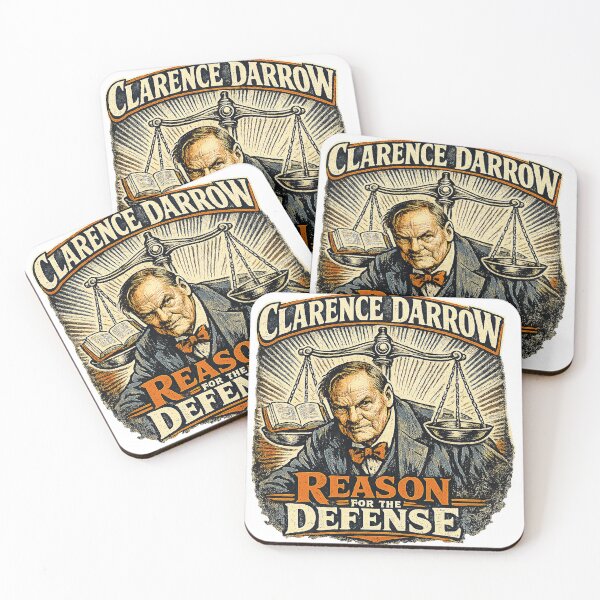 Item preview, Clarence Darrow – Reason for the Defense Vintage-Style Lawyer Design designed and sold by Past in Threads.