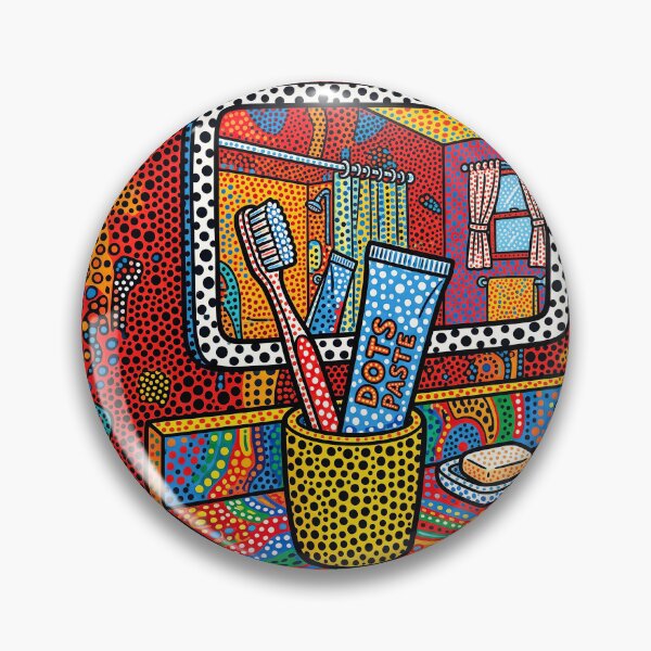 Item preview, Bathroom Art Toothbrush Toothpaste designed and sold by Home Decor Art.