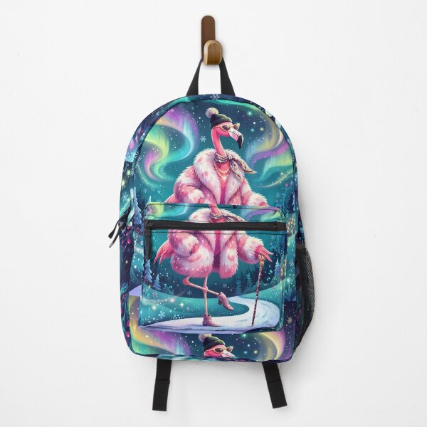Item preview, Style Pink Flamingo Moon Mushrooms Snow Winter Vibes designed and sold by ART ATTACK ZONE.