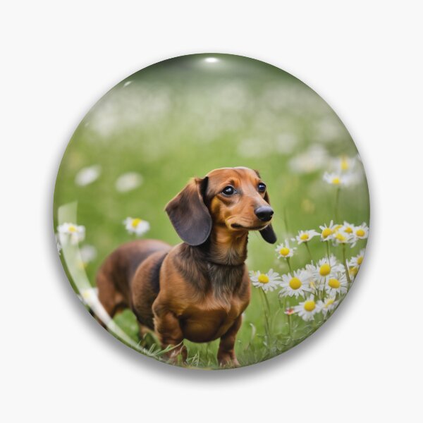 Item preview, Dachshund in Chamomile  designed and sold by Anihh @trauma_art.