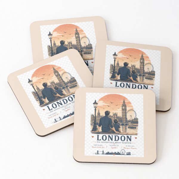 Item preview, London Father Son Duo Big Adventures Begin Together designed and sold by BagFactoryUK.