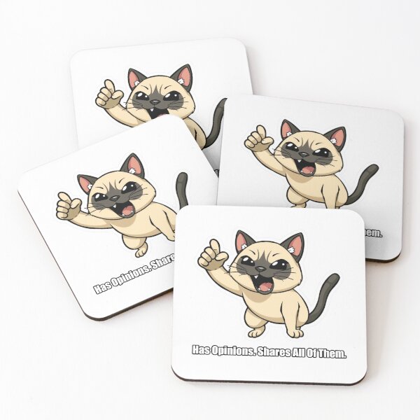 Item preview, Siamese - Has Opinions Shares All Of Them - Funny Siamese Gift designed and sold by pawdrops.