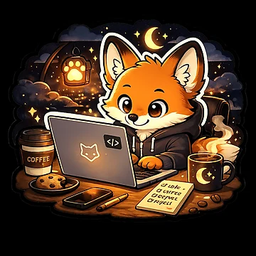 Artwork thumbnail, oding Fox – Programmer Life Illustration by PatternFly