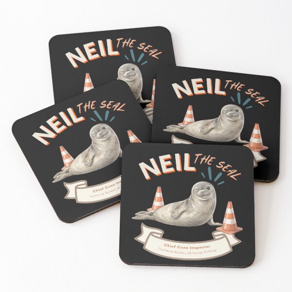 Item preview, Neil the Seal designed and sold by BlueprintBold.