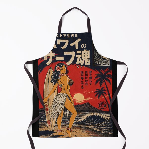 Item preview, Hawaiian Surf Soul - Vintage Japanese Manga Halftone Retro Beach T-Shirt designed and sold by zumerdiego.