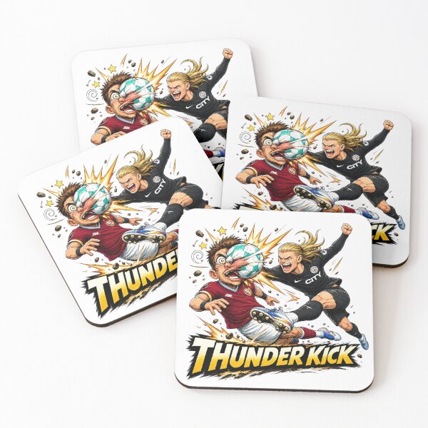 Item preview, Erling Haaland Thunder Kick Football Meme designed and sold by Fashvora.