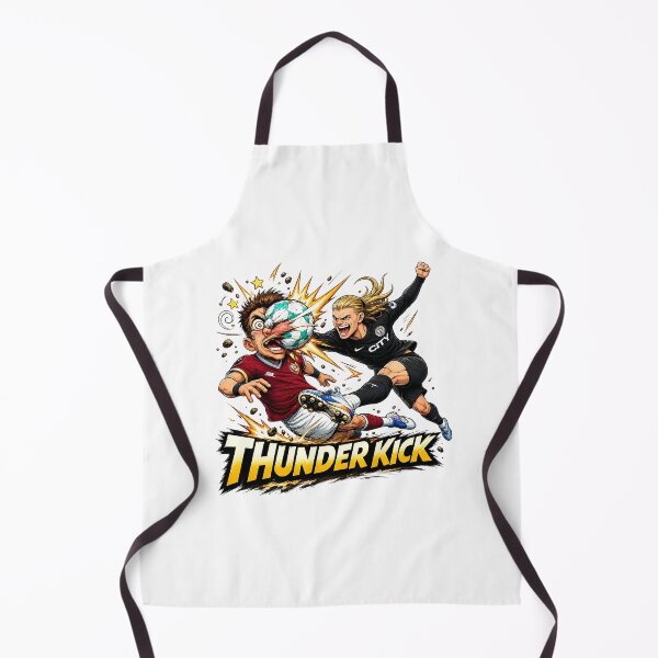 Item preview, Erling Haaland Thunder Kick Football Meme designed and sold by Fashvora.