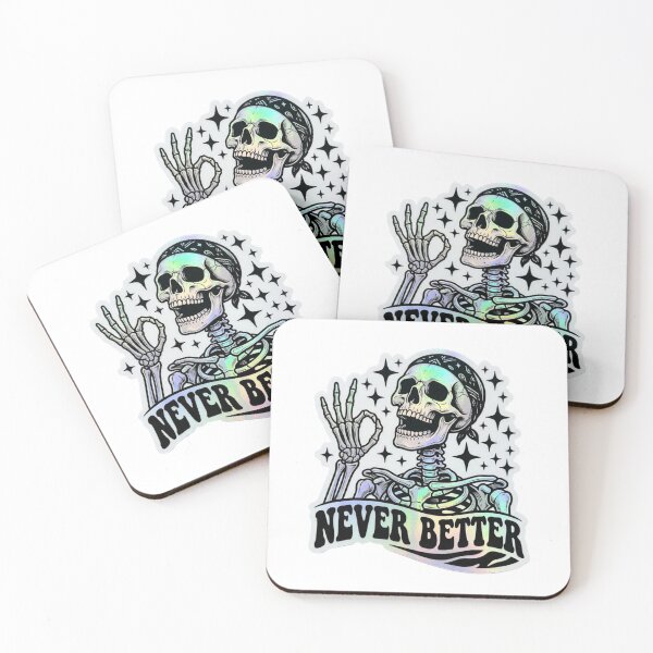 Item preview, Never Better Skeleton OK Hand Sign designed and sold by raedattia.